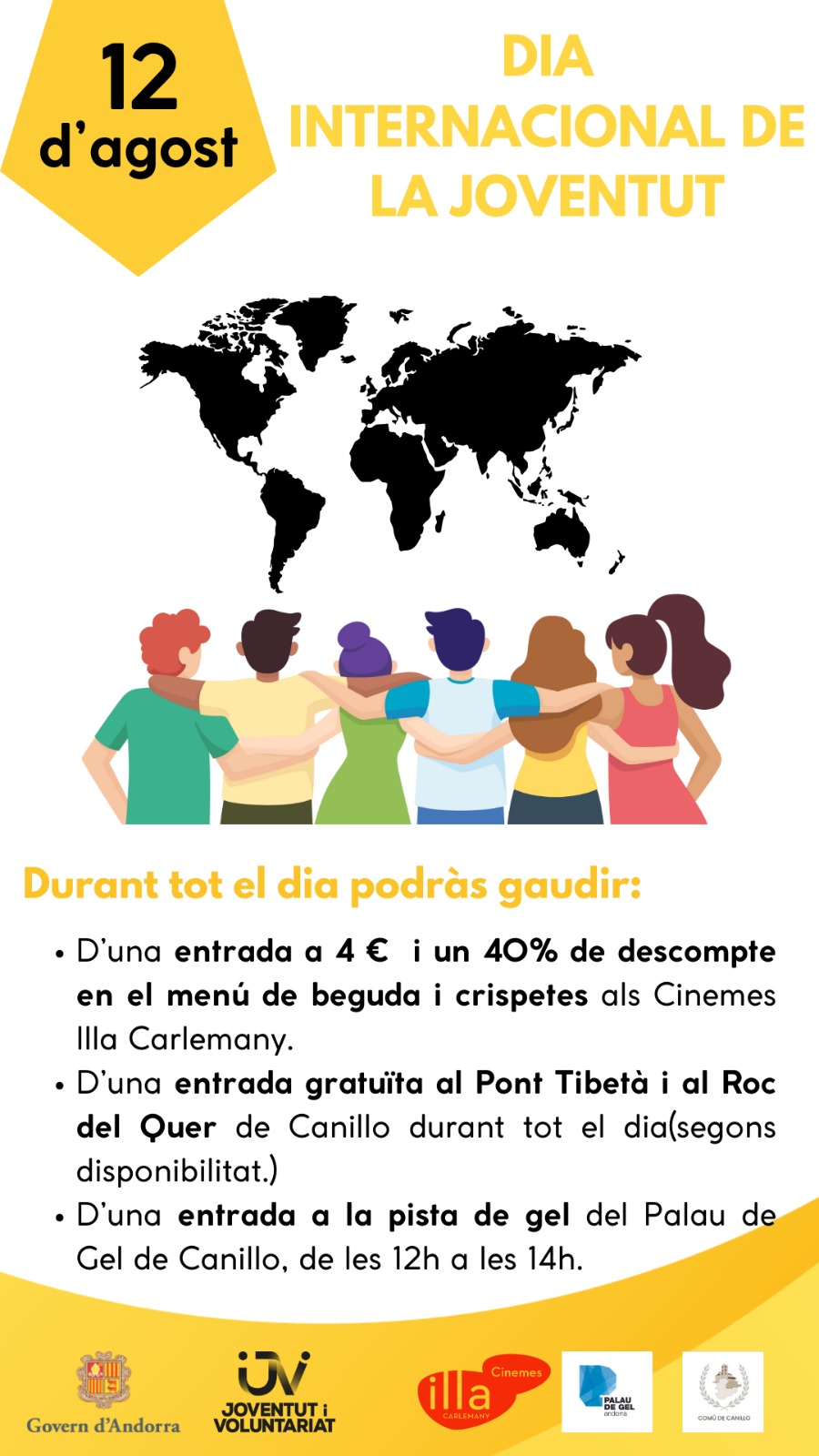 Celebra el Dia internacional de la joventut!