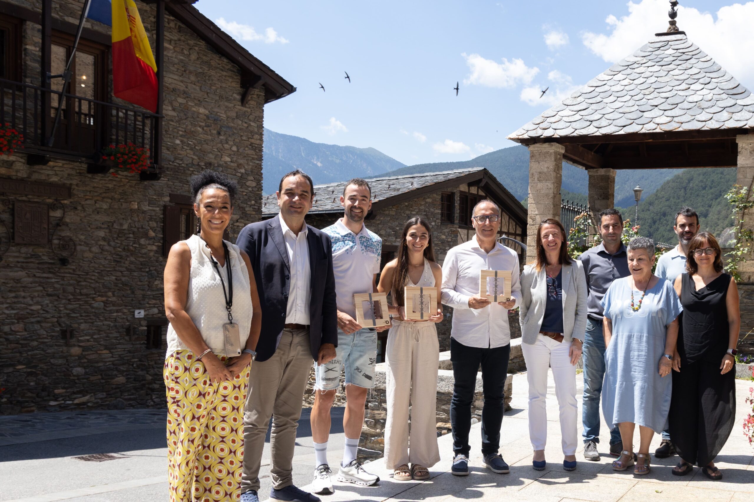Ordino homenatja els esportistes de la parròquia que van prendre part als Jocs