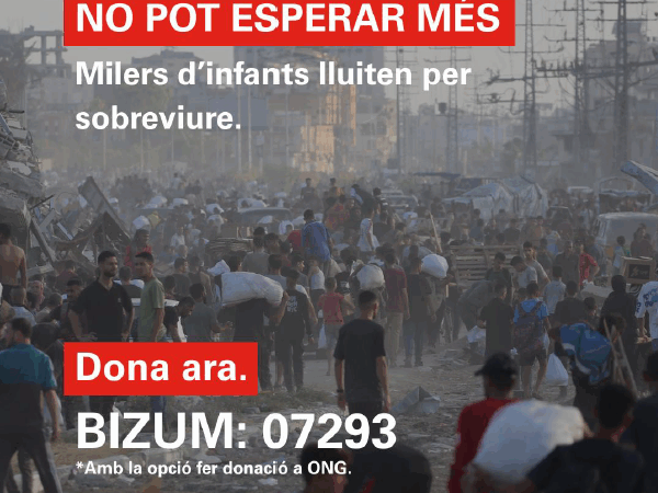 Campanya d’Unicef per ajudar a la crisi de Gaza