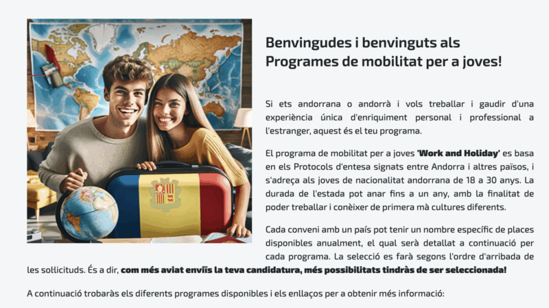 El Canadà és el país més escollit per fer un Work & Holiday