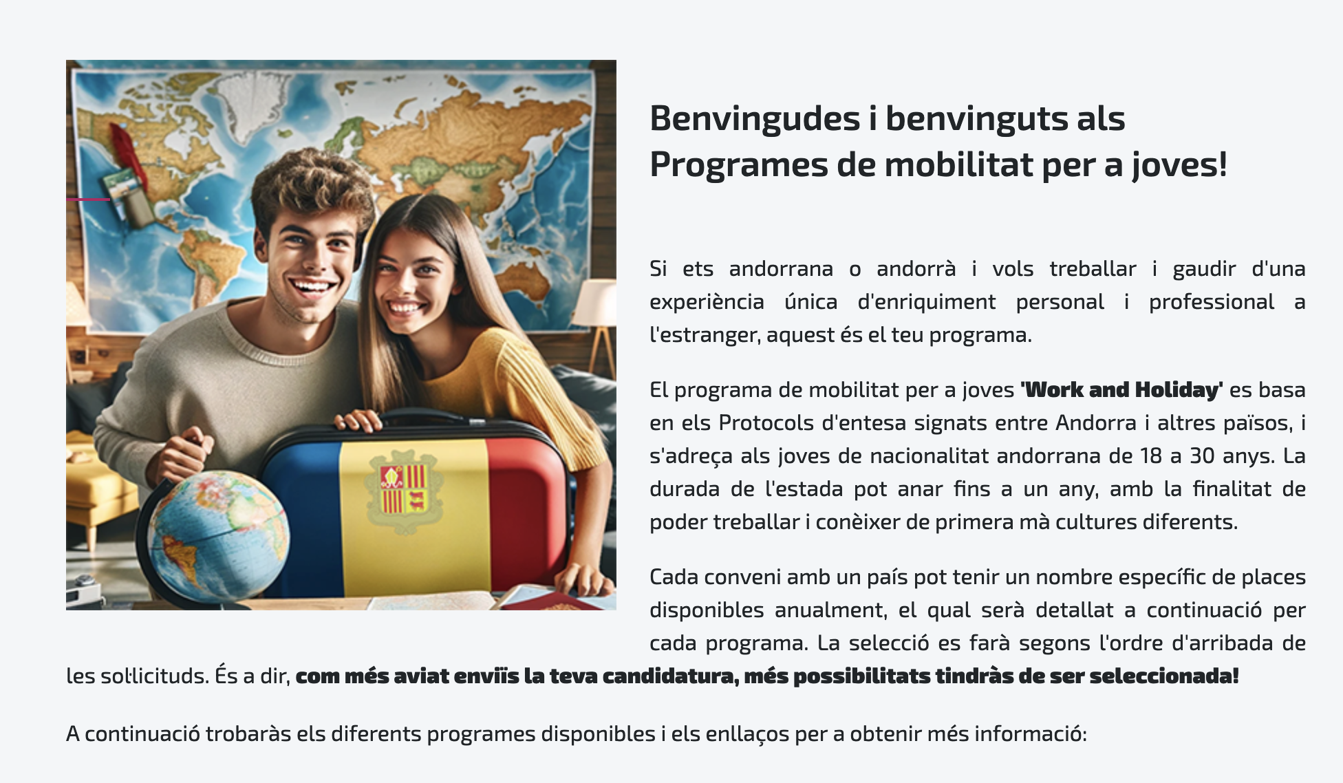 El Canadà és el país més escollit per fer un Work & Holiday
