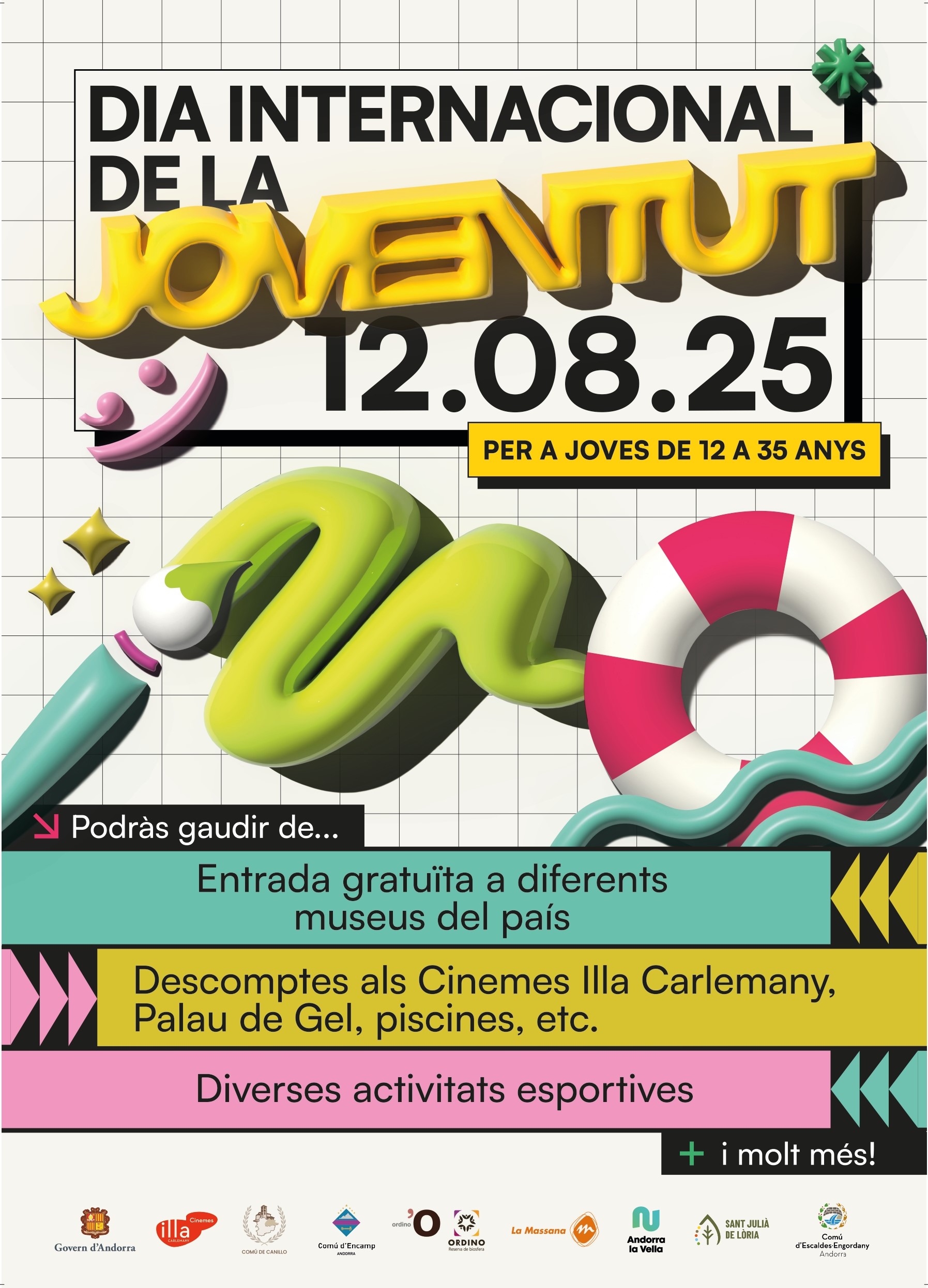 Ofertes en oci i cultura pel Dia internacional de la joventut