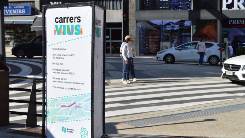 Viu Meritxell per a vianants els diumenges