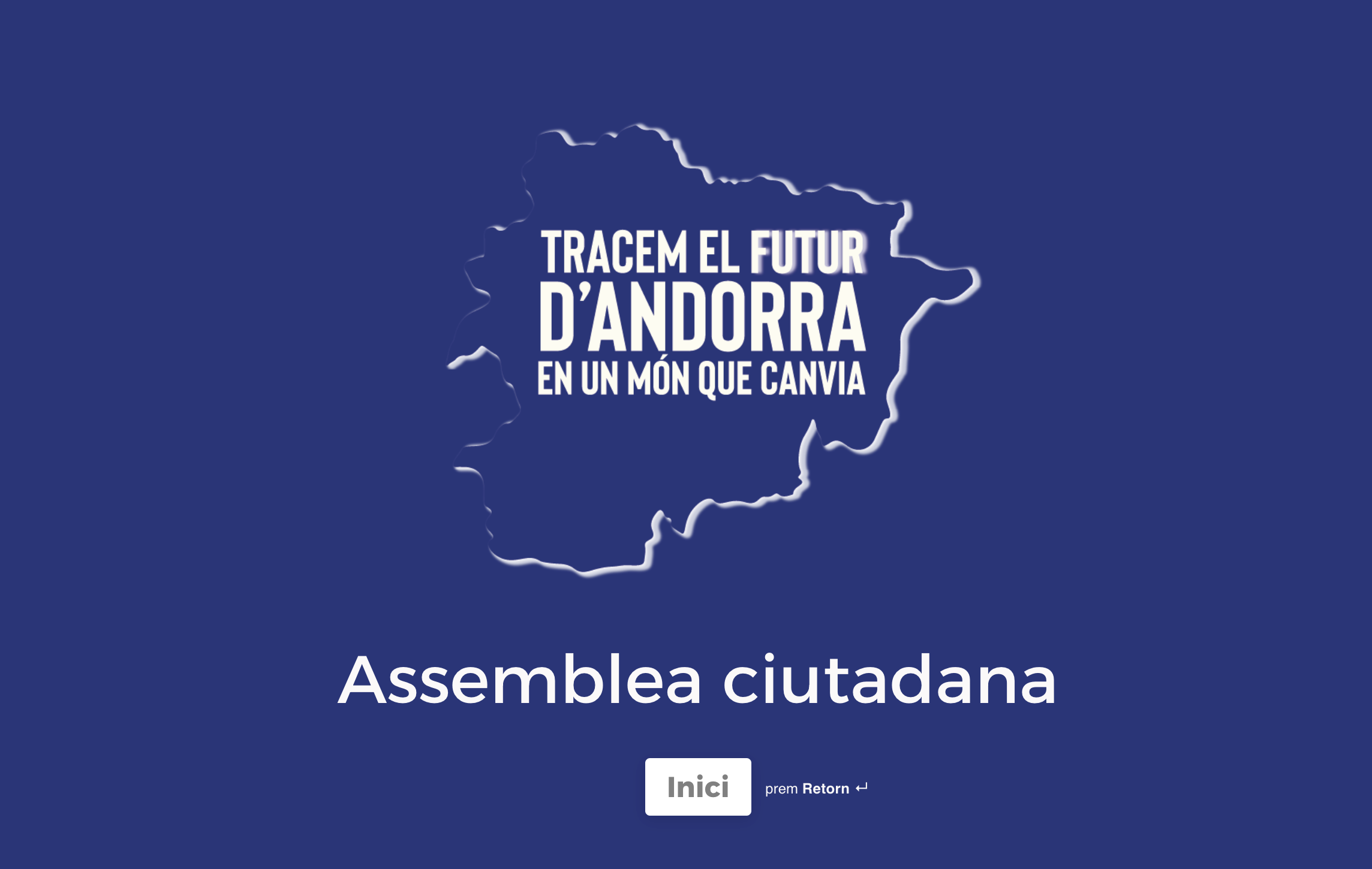 Vols ser membre de l’assemblea ciutadana per decidir el futur d’Andorra?