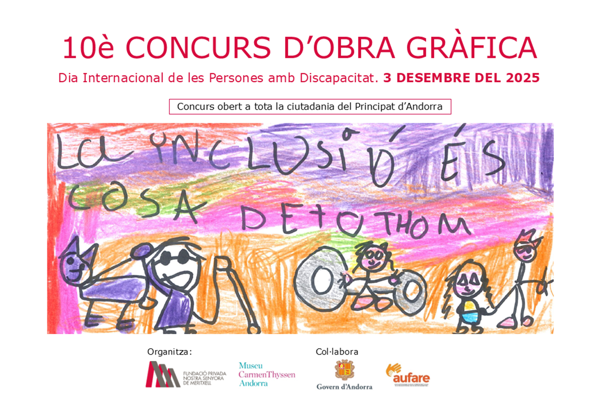 Mostra el teu talent! Participa al concurs de dibuix sobre la inclusió del Museu Carmen Thyssen