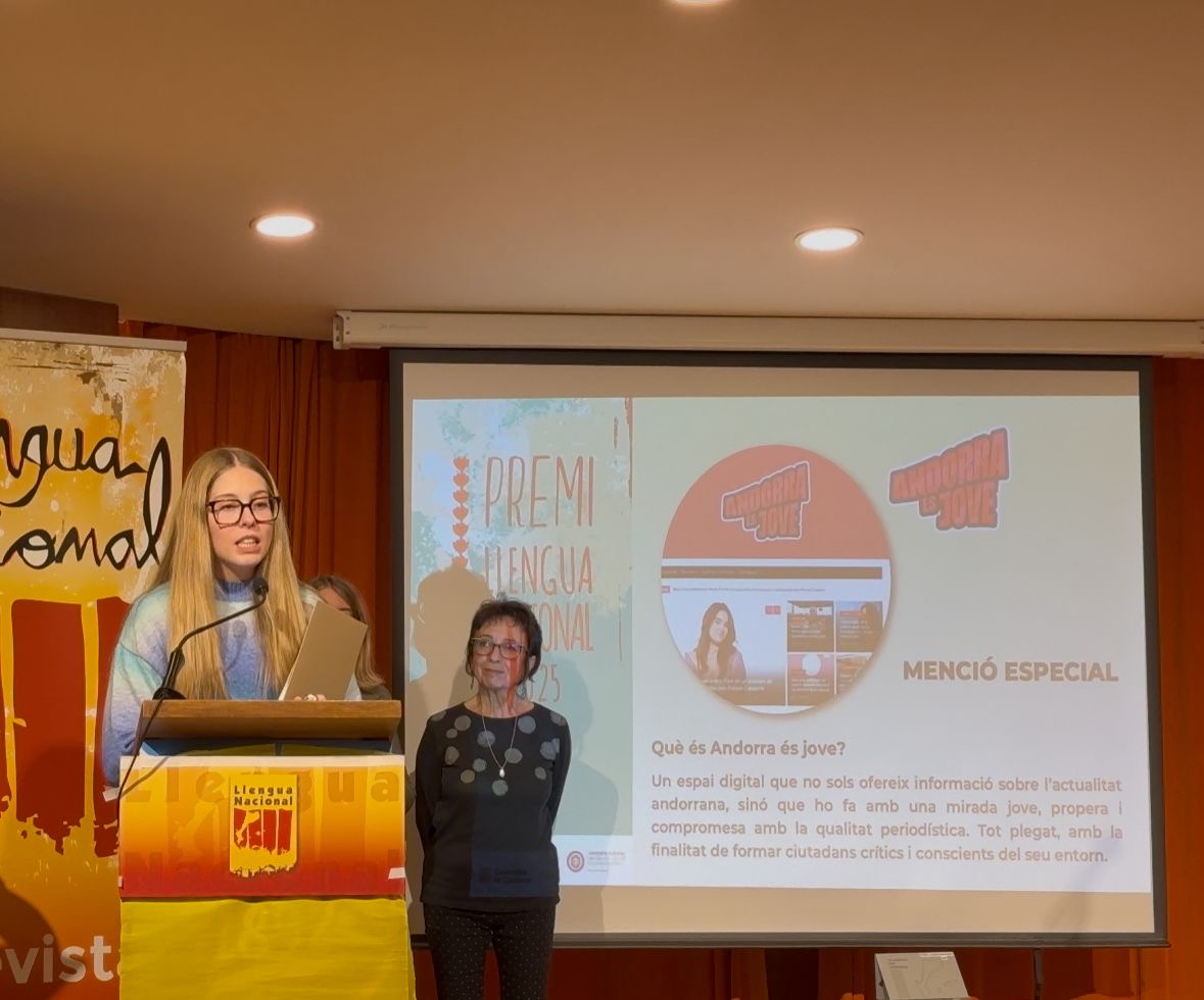 Andorraesjove.ad rep un reconeixement per estendre l’ús del català entre els joves