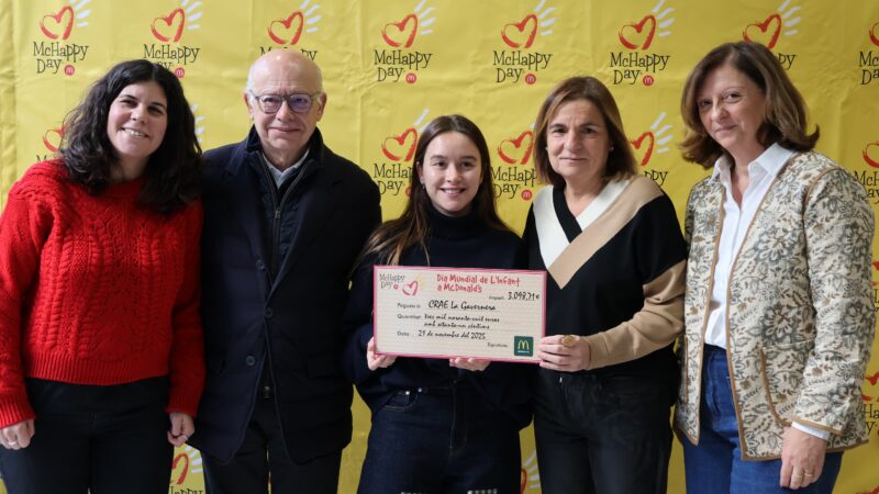 Més de 3.000 euros per als infants de la Gavernera en iniciatives “pels nens”