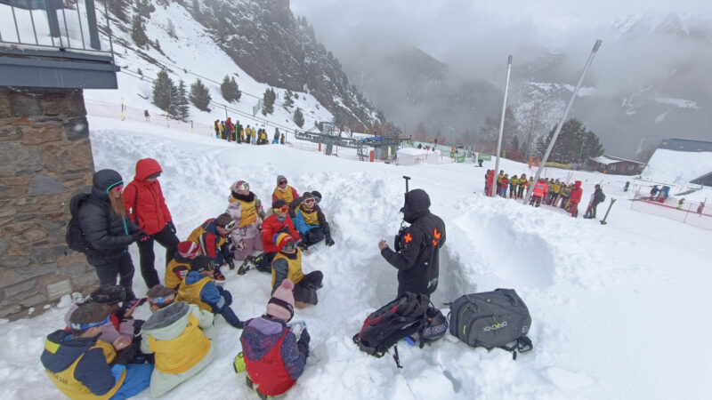 Aprendre a actuar davant d’una allau