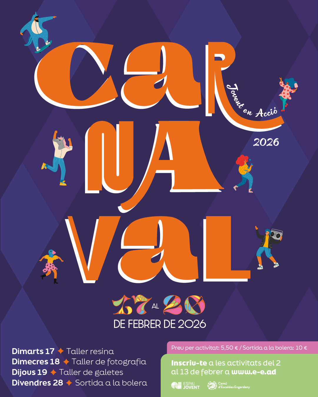Resina, fotografia i bitlles: viu el Carnaval a l’Espai Jovent