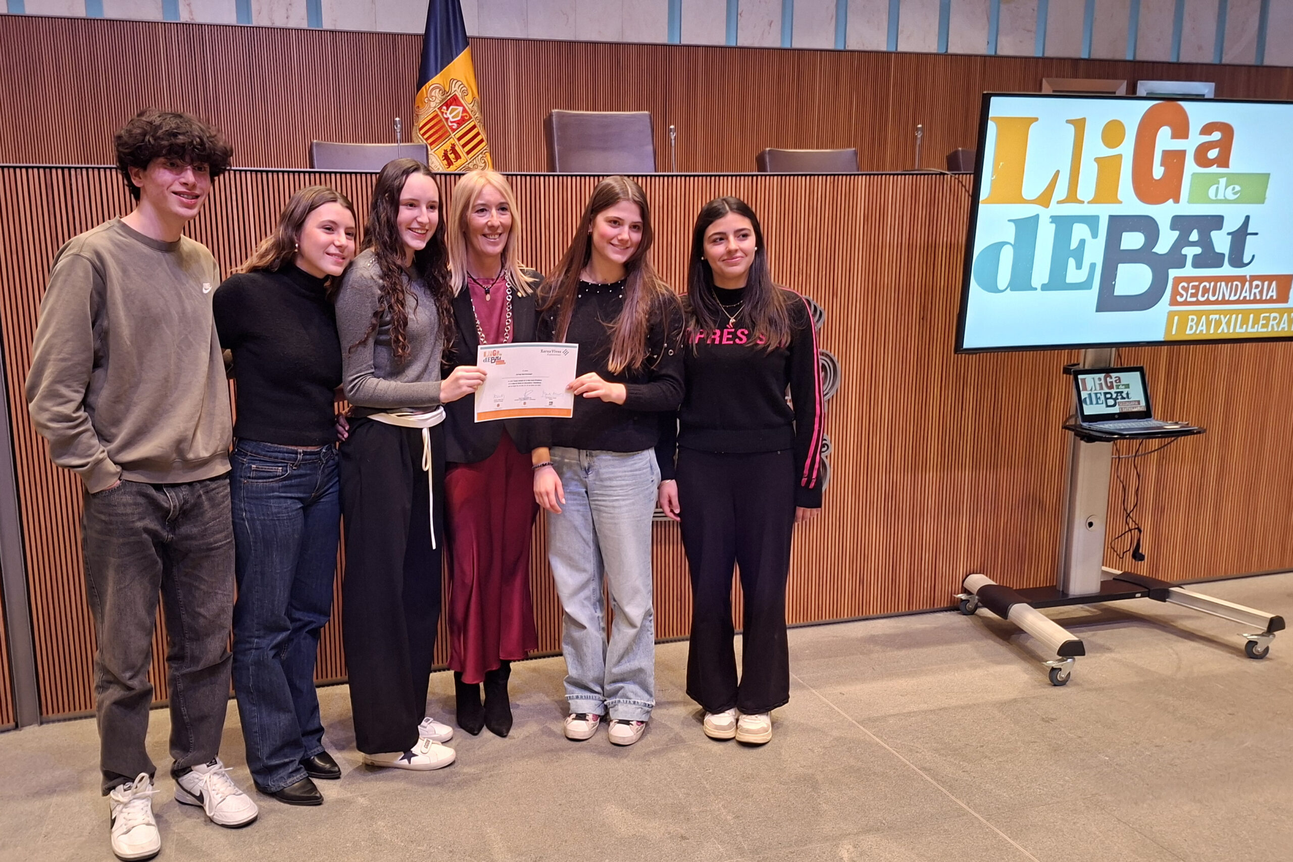 El Col·legi Sant Ermengol, campió de la lliga de debat