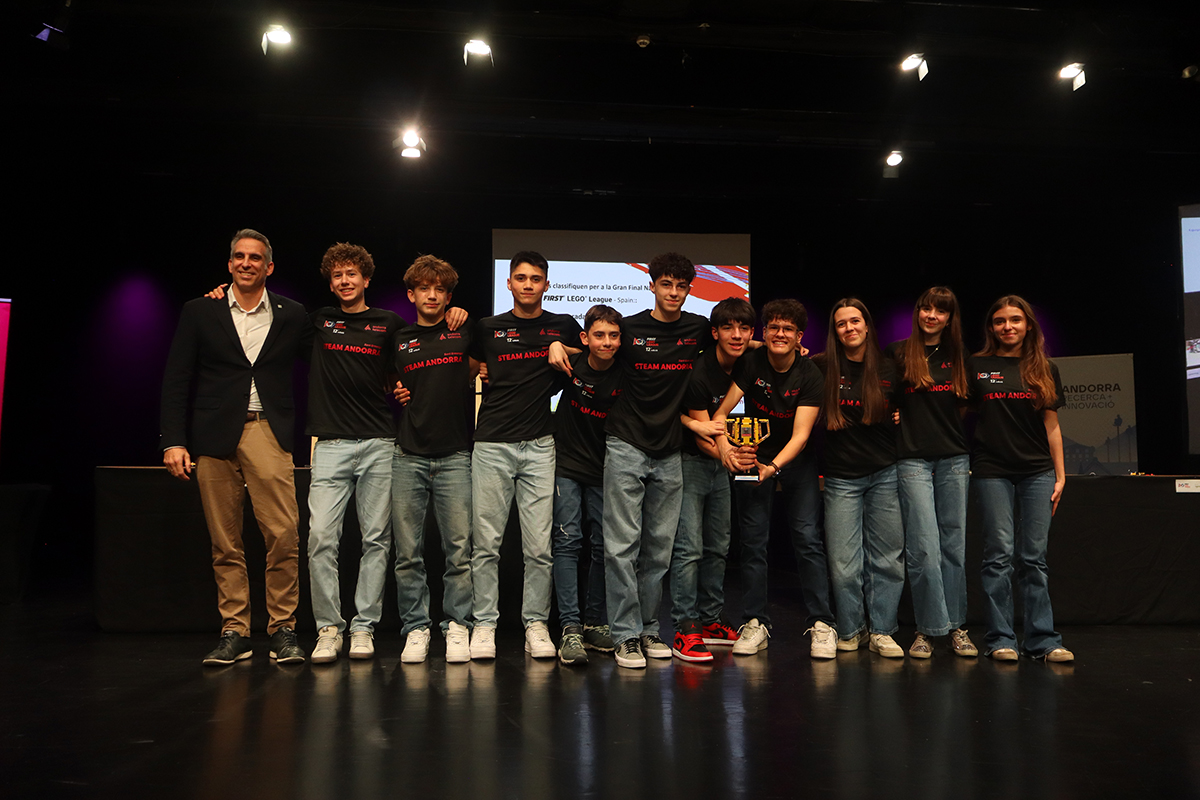 Steam Andorra triomfa a la First Lego League i ja té plaça per a la final a Burgos!