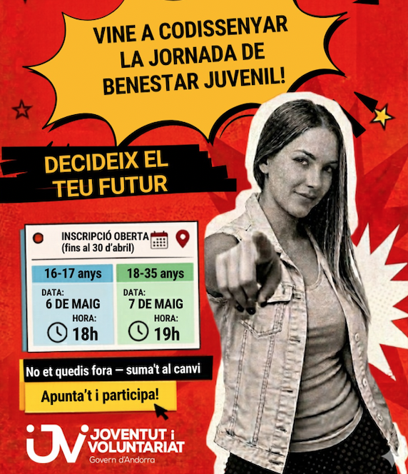 El benestar juvenil passa a l’acció amb sessions participatives al maig