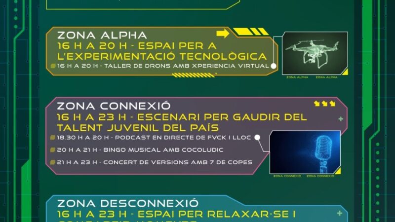 Realitat virtual, drons i música en viu!