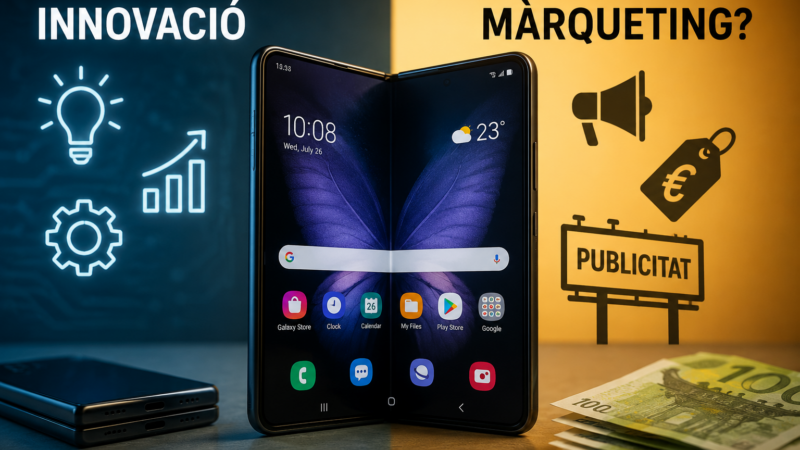 Mòbils plegables: innovació revolucionària o simple estratègia de màrqueting?