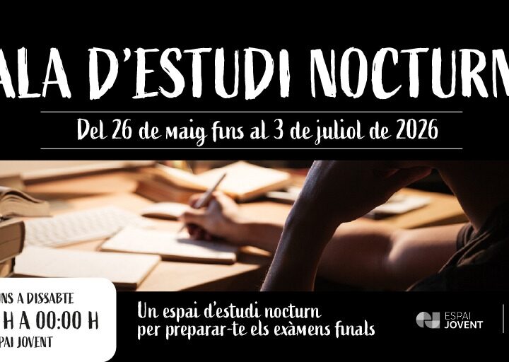 Torna la Sala d’Estudi Nocturna