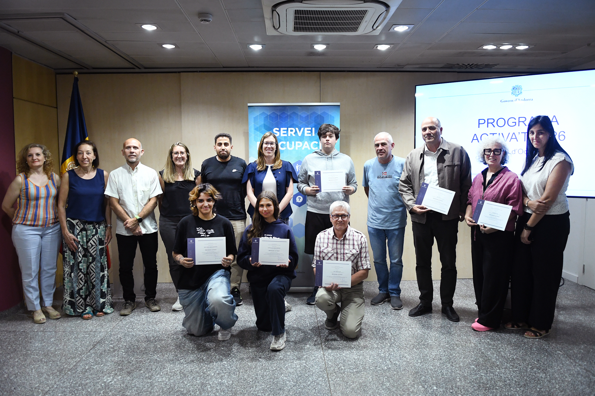 Cinc joves estrenen experiència laboral gràcies al programa Activa’t