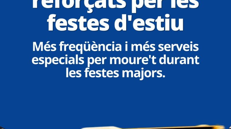 Els horaris dels busos nocturns per anar a les festes d’estiu