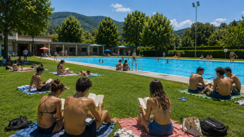 Refresca’t a la Bibliopiscina de la Seu d’Urgell