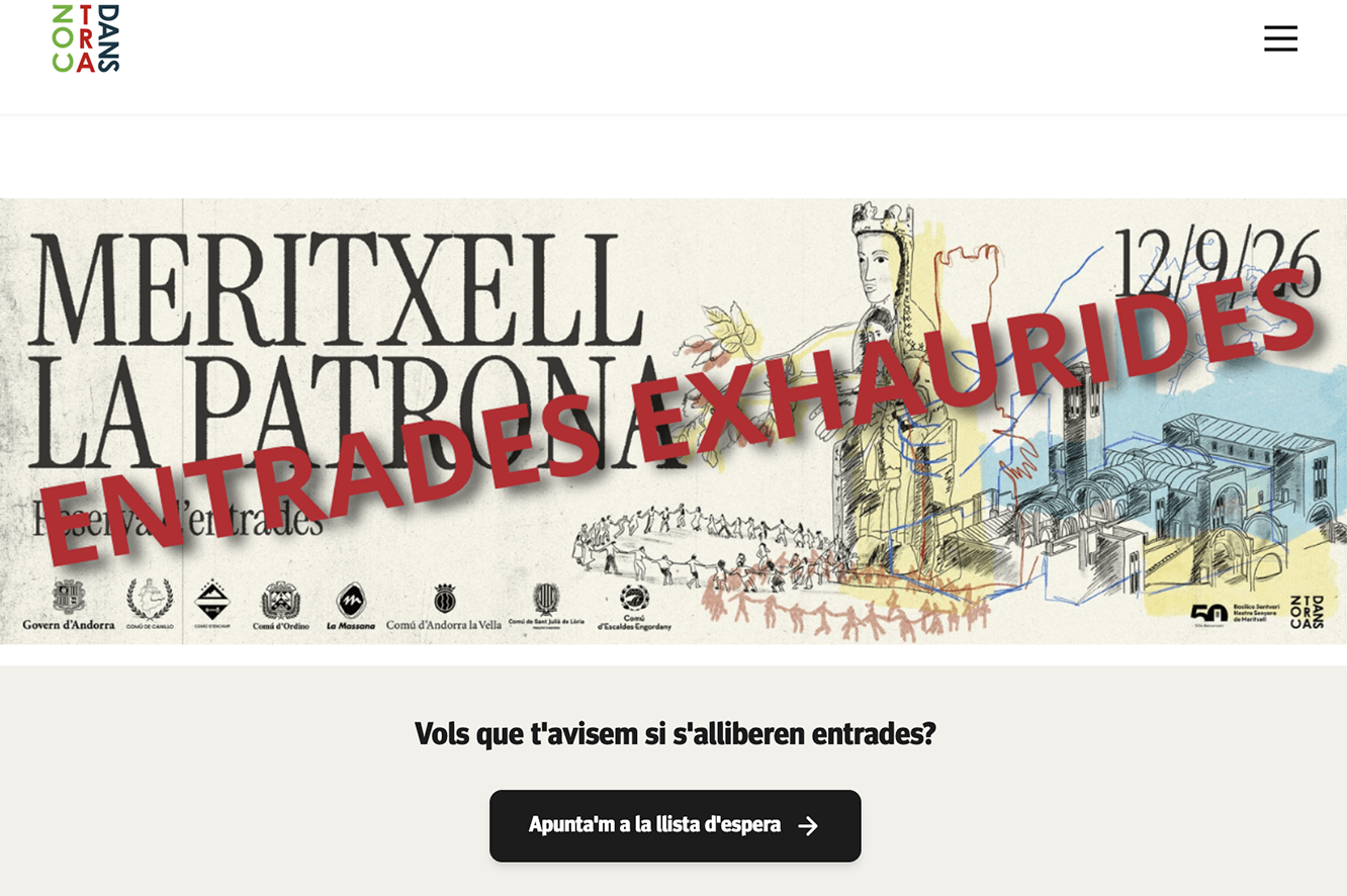 T’has quedat sense entrades per a ‘Meritxell, la patrona’?