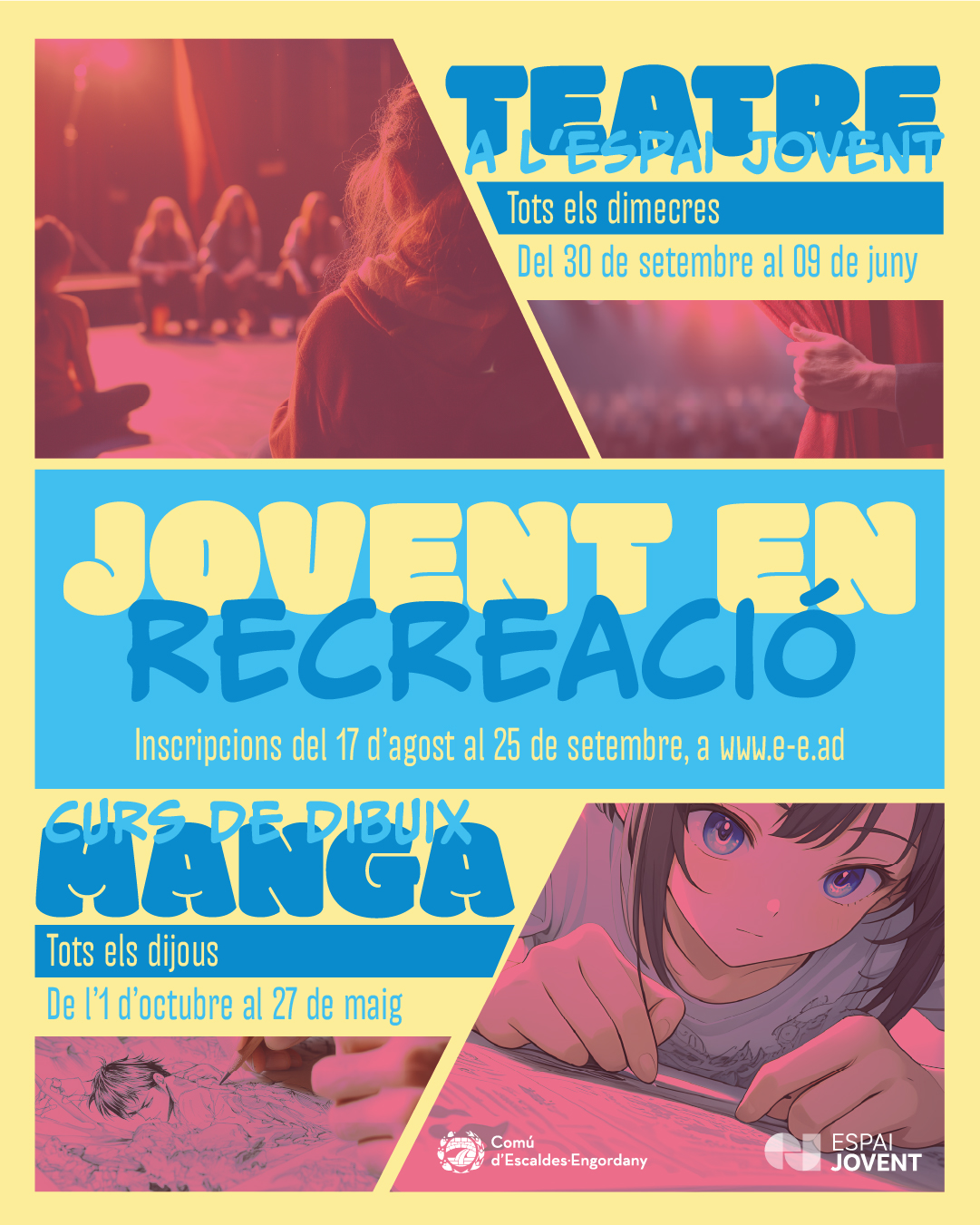 Teatre i manga, les noves propostes per a joves a Escaldes-Engordany