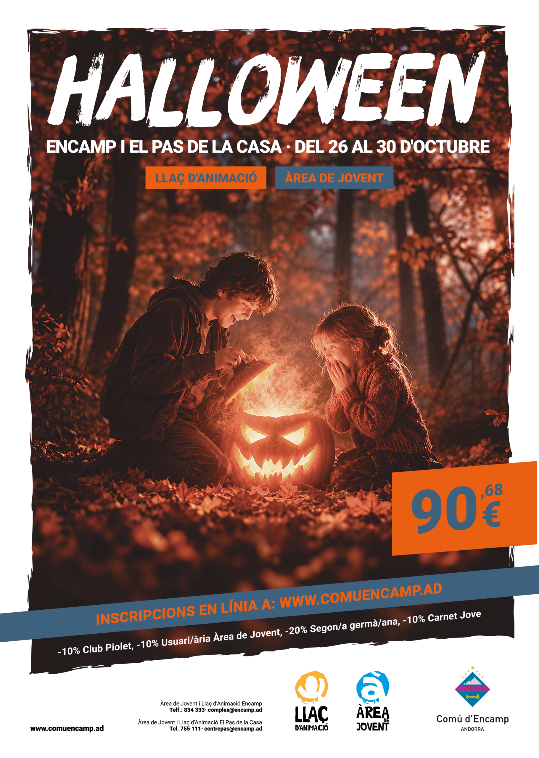Halloween o castanyera? A Encamp, les dues!